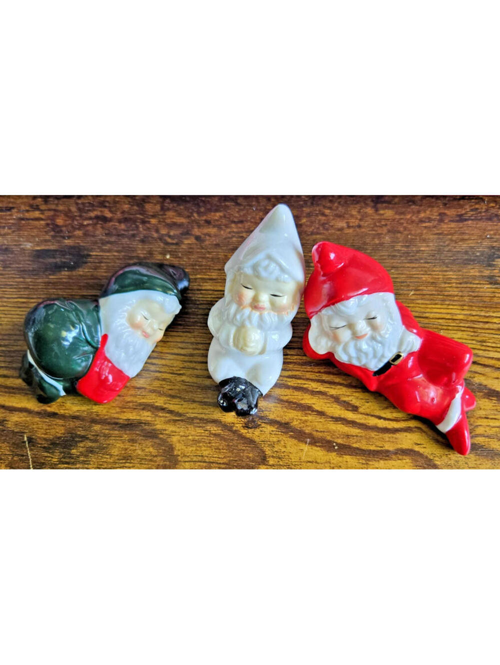 House of Lloyd Vintage Resting Elves Porcelain Made In Taiwan Set Of 3 With Box
